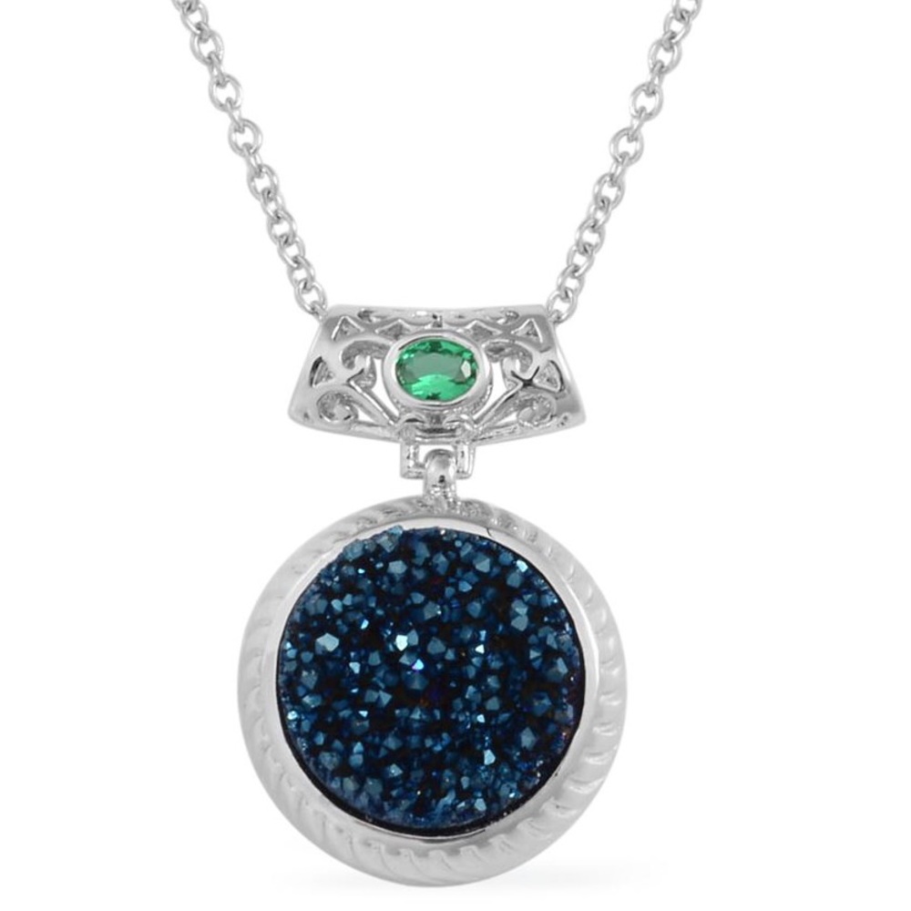Drusy Quartz Necklace